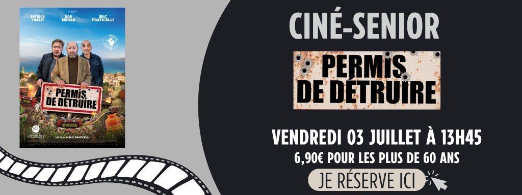 actualité Ciné-senior Juillet