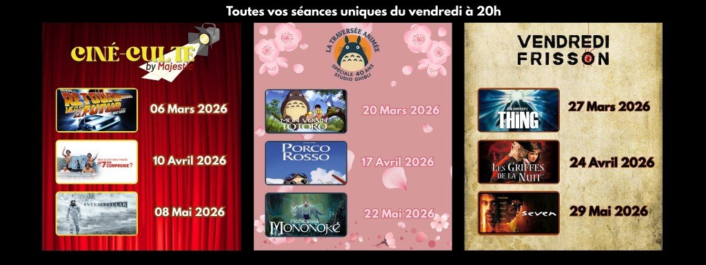 actualité séances uniques trimestrielles