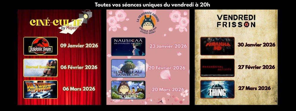 actualité séances uniques trimestrielles